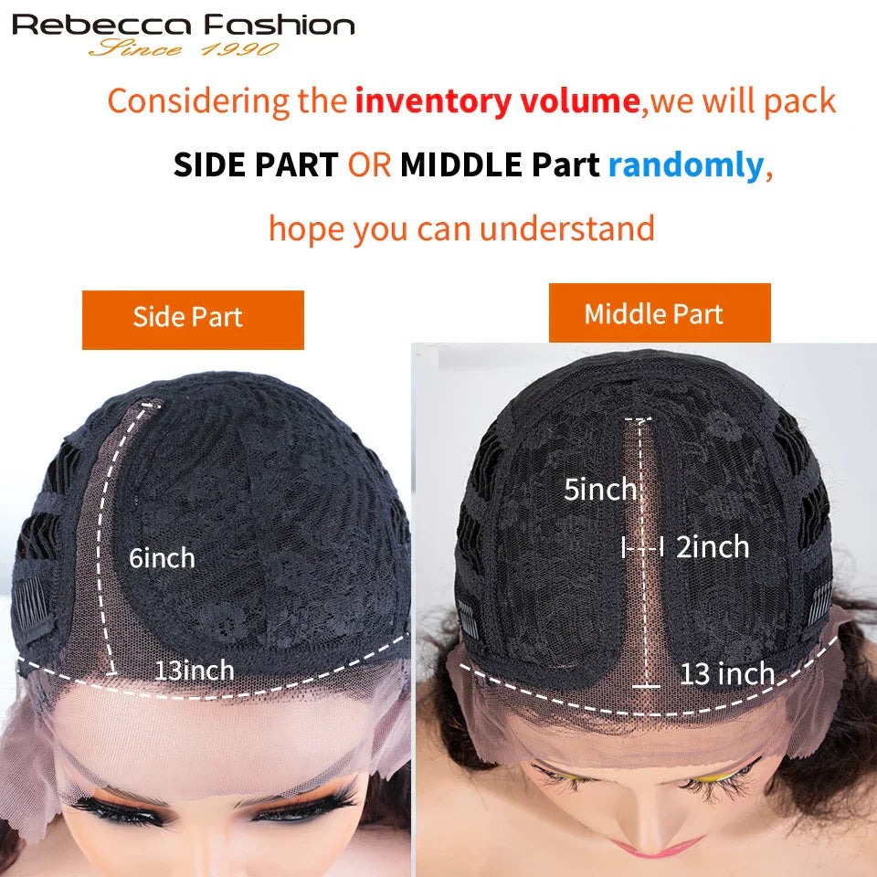 Rebecca Body Wave Lace Front Wigs D Transparent