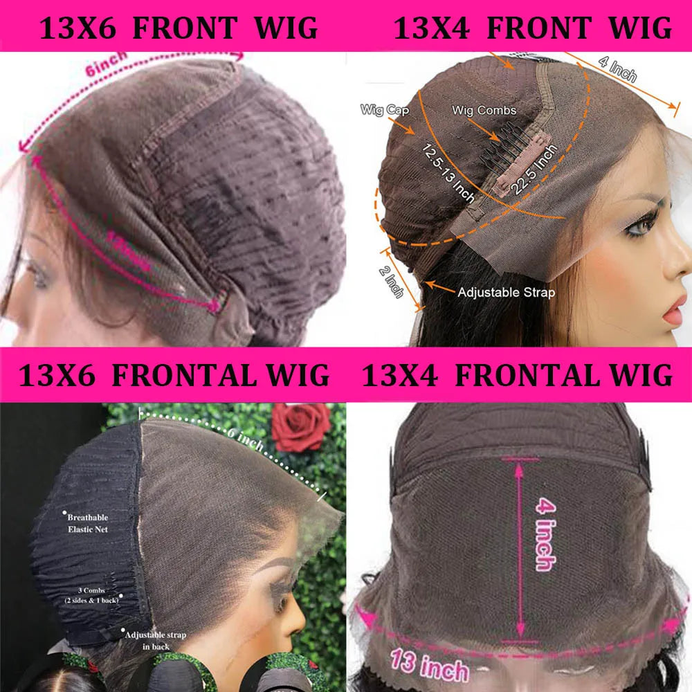 Highlight Straight Lace Front Wig Human Hair