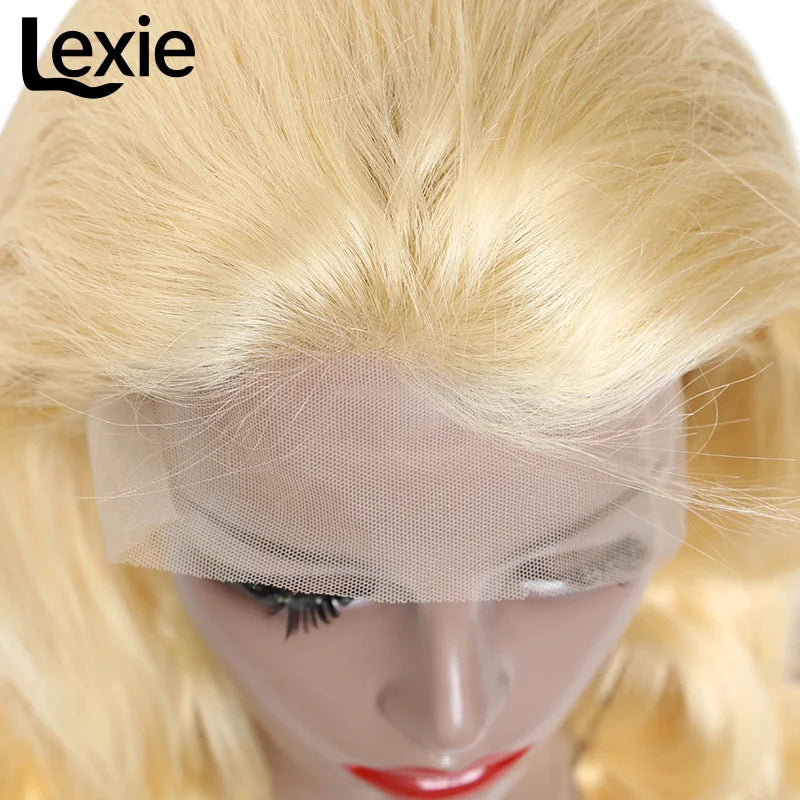 Wigs Human Hair Full Lace Frontal Wig Blonde