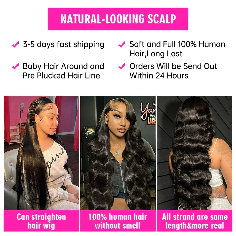 Body Wave 13X4 13X6 Hd Lace Front Human