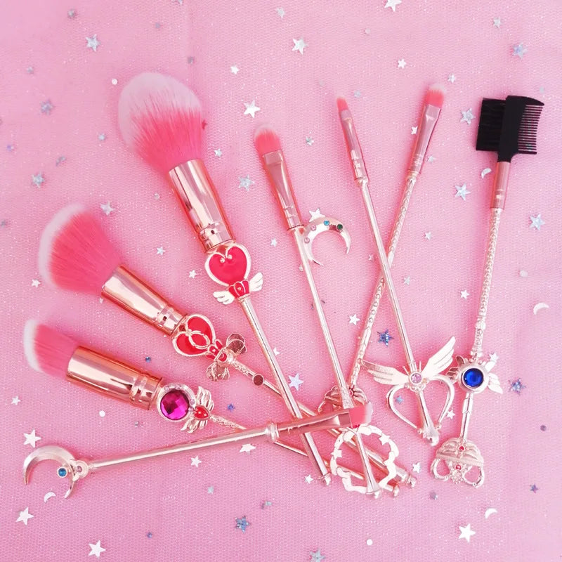 Makeup Brushes Sailor Moon Anime Cardcaptor Sakura Makeup