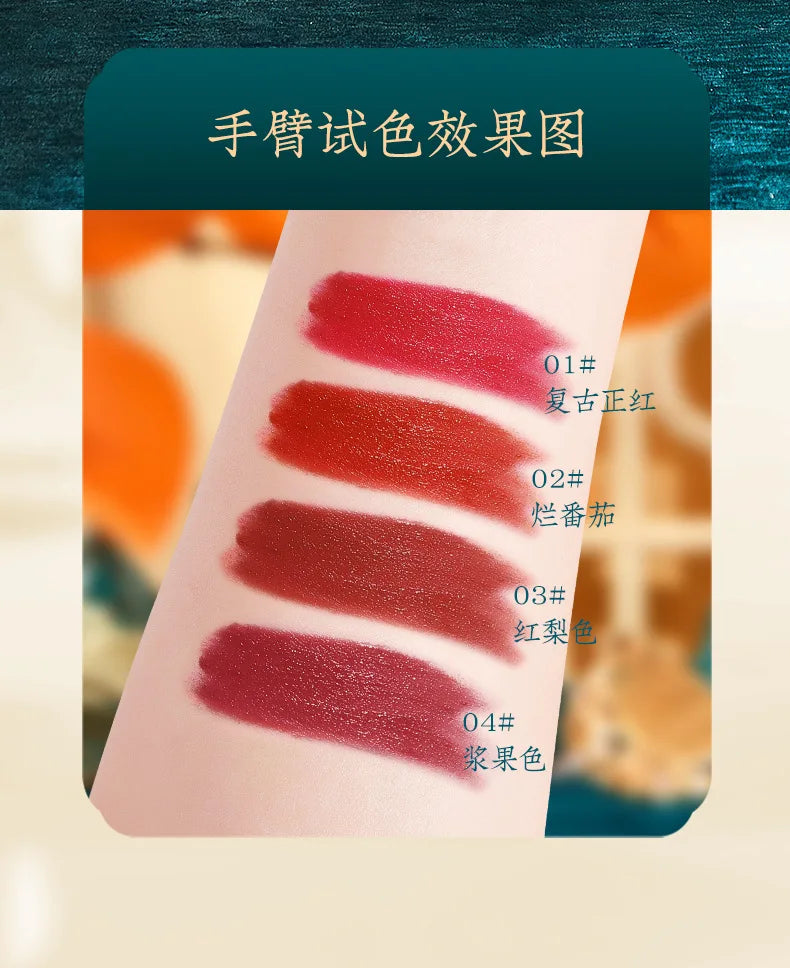 Makeup Carved Lipstick Velvet Matte Moisturizing Easy