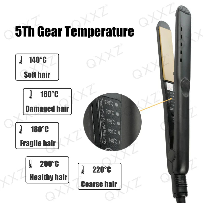 Hair Straightener Professional Iron Steam Curler