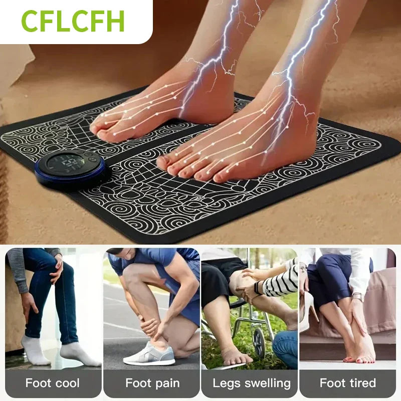 Foot Massager Ems Electric Pad Feet Acupoints Relax