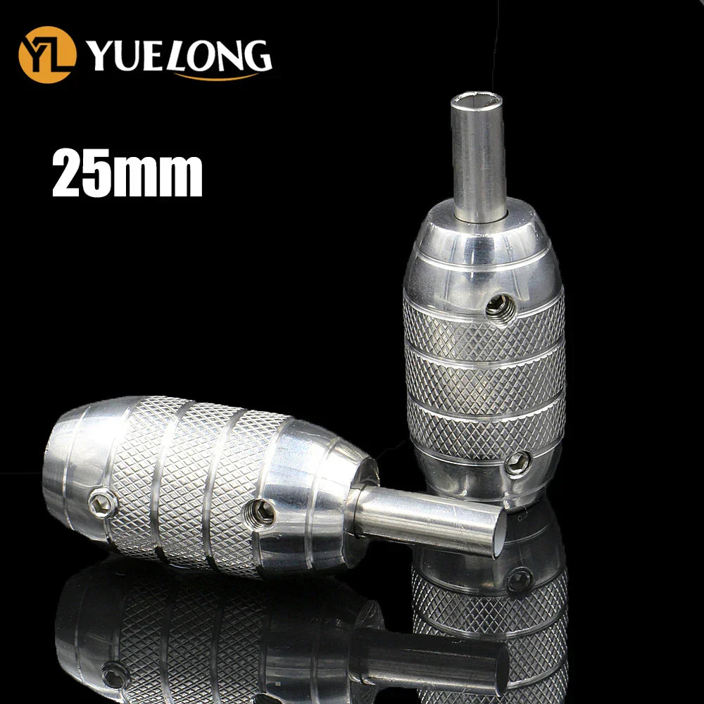 Stainless Steel Tattoo Grip With Back Stem