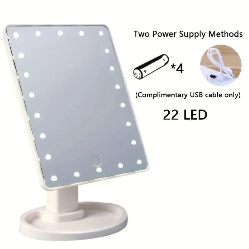 Led Desktop Night Light Makeup Mirror Desktop Degree