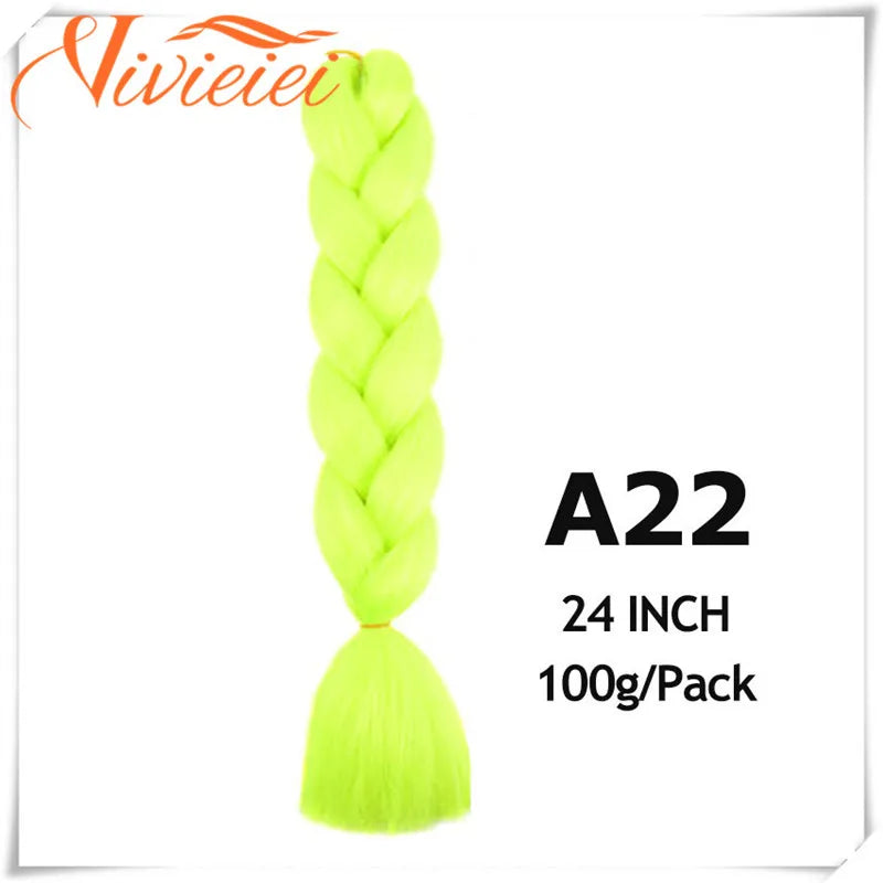 Pink Ombre Jumbo Braids Hair Extensions