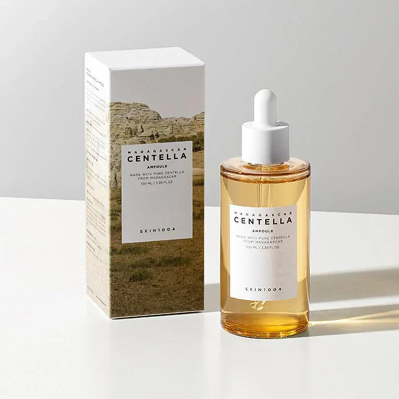 Madagascar Pure Centella Extract Ampoule Facial Essence Lasting