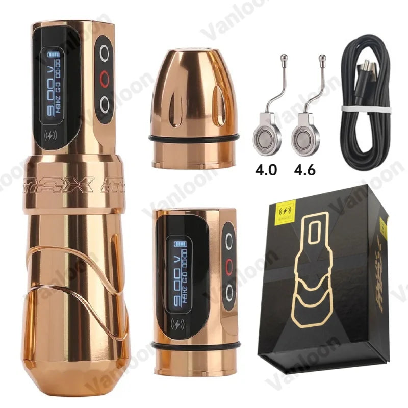Flux Max Professional Wireless Fkirons Tattoo Machine Pen