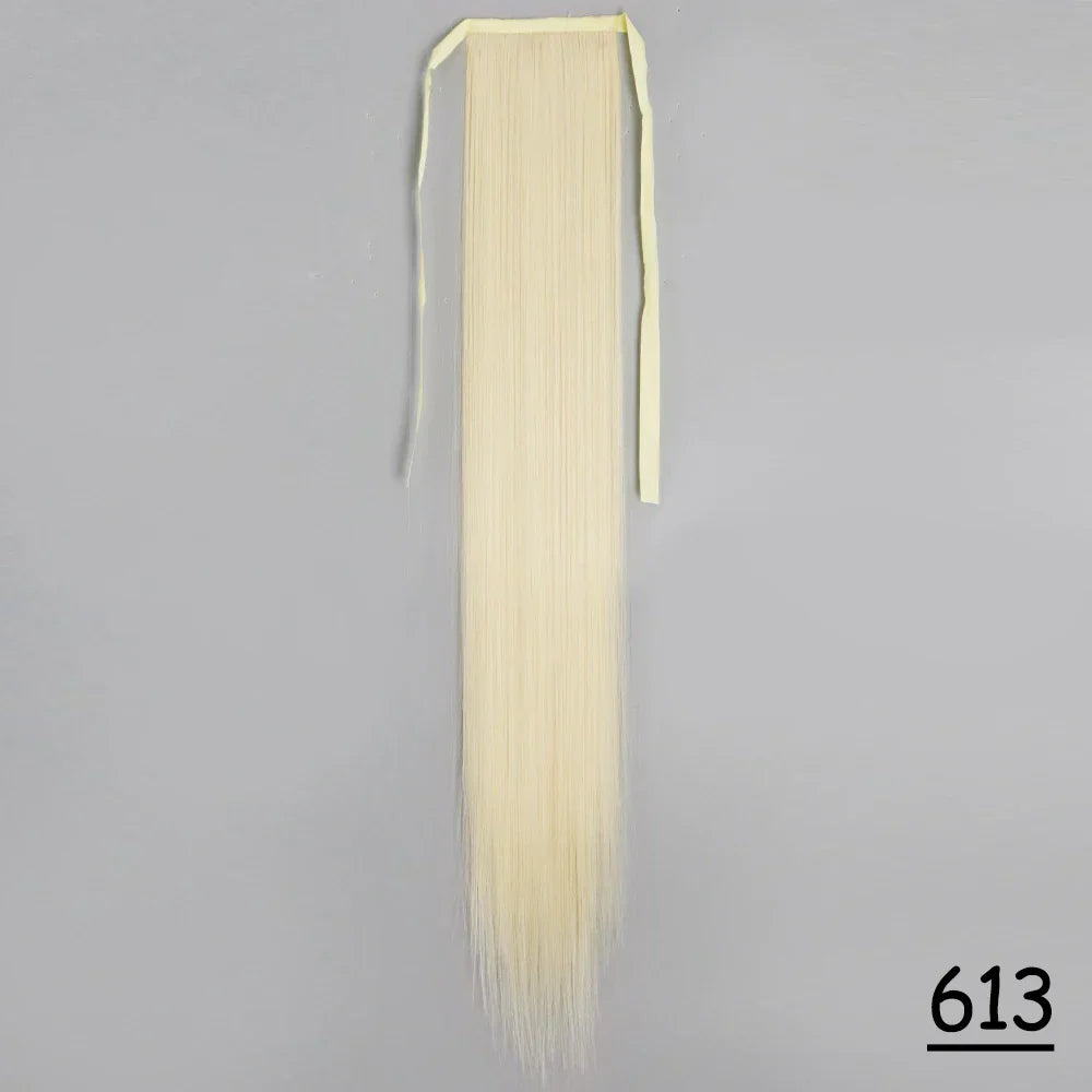 Synthetic Ponytail Hair Extension Natural Hairpiece Clip In