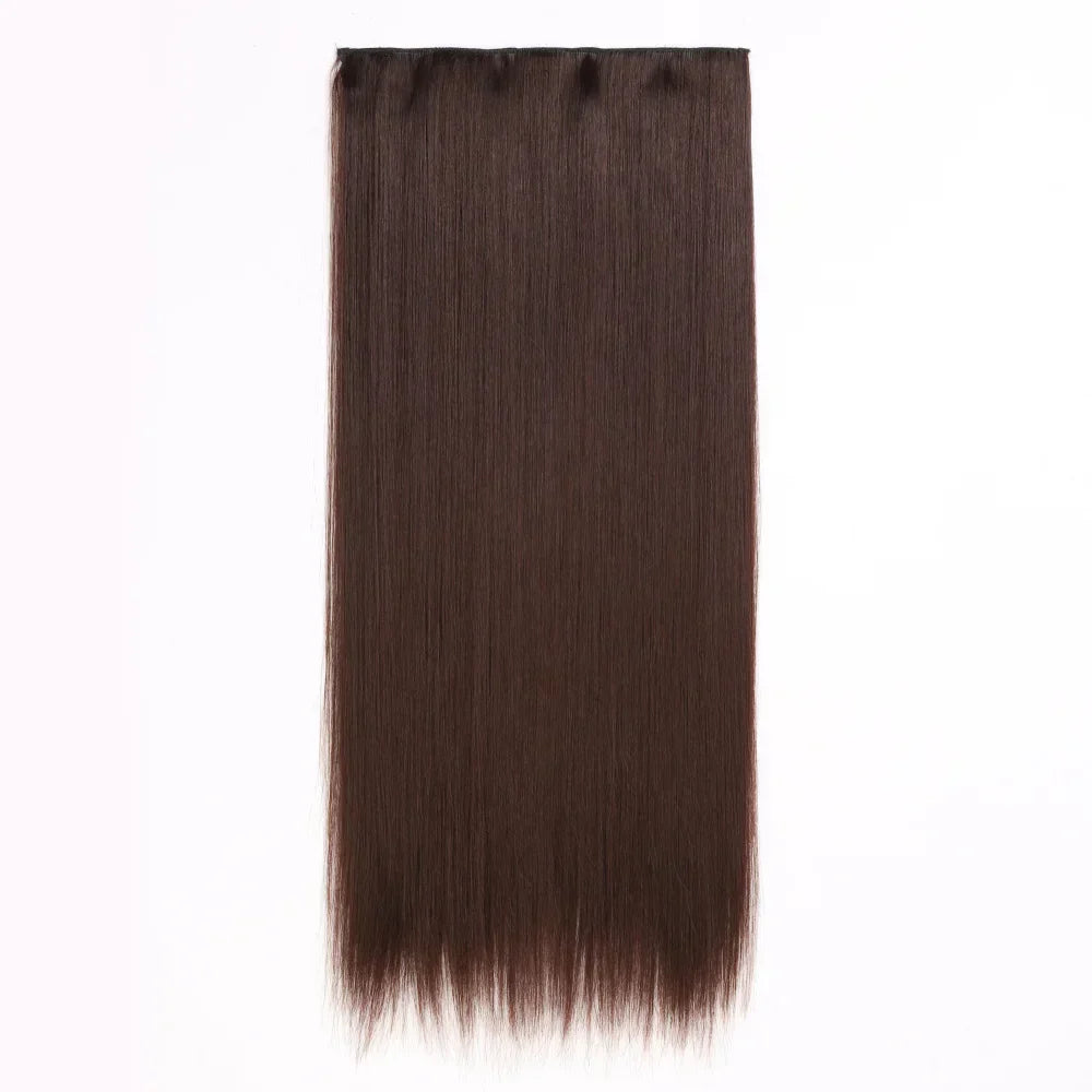 Synthetic Clip In Hair Extensions Pcs/Set Clips Long