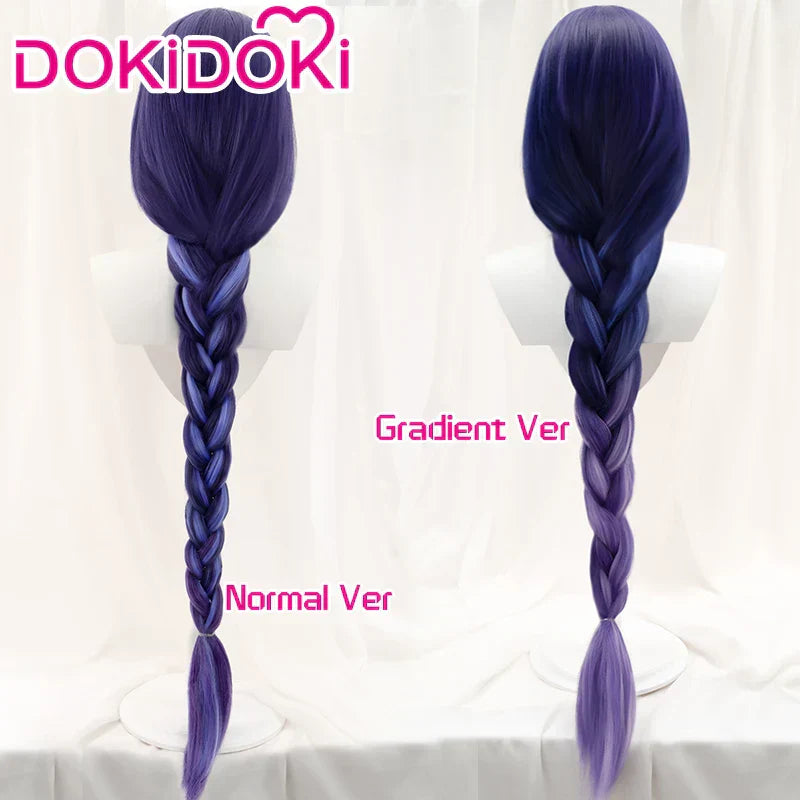 Raiden Shogun Baal Wig Gradient Dyeing Wig Game