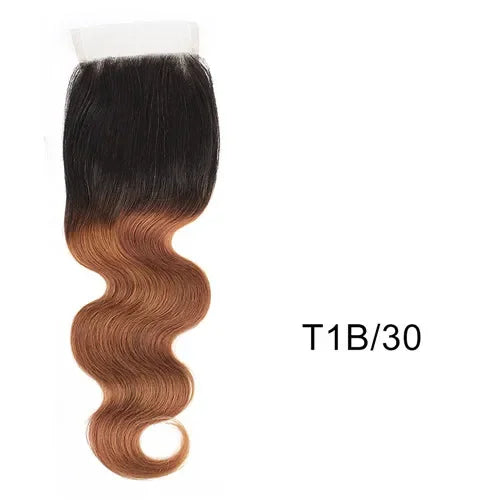 Lace Closure Body Wave Natural Color Dark