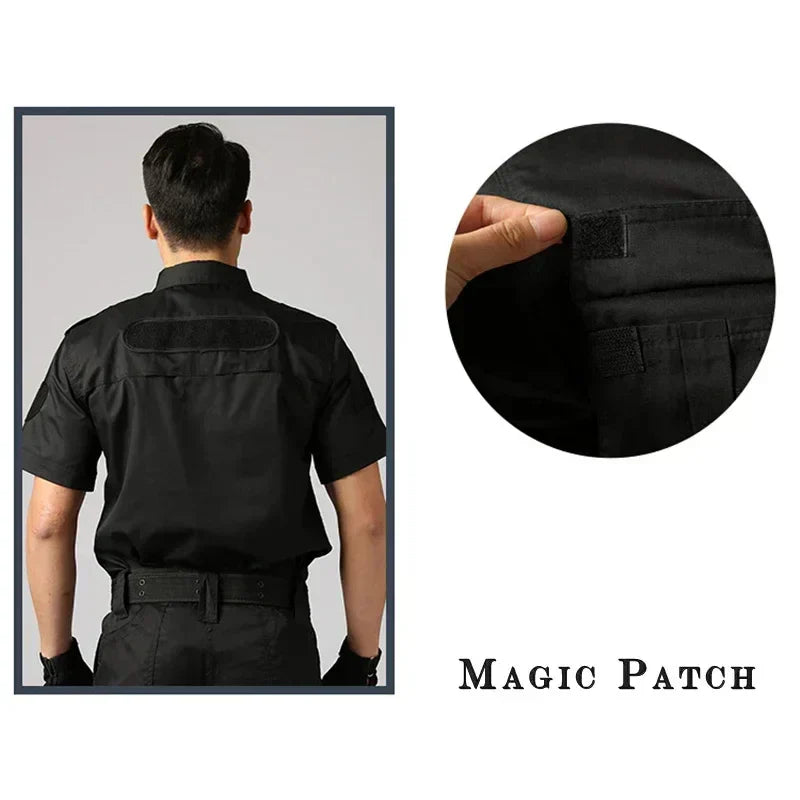 Black Tactical Uniforms Security Guard Uniform Clothing Workshop