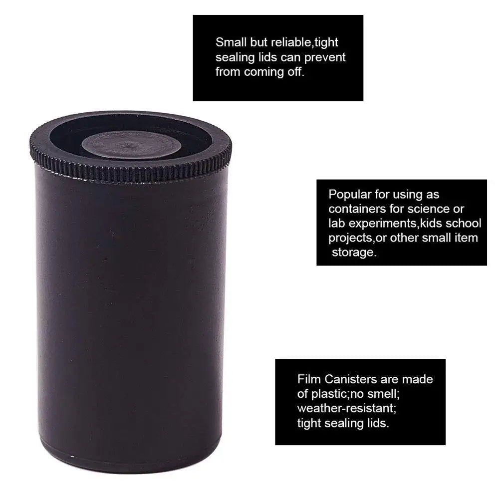 Plastic Empty Film Canister Camera Reel Container