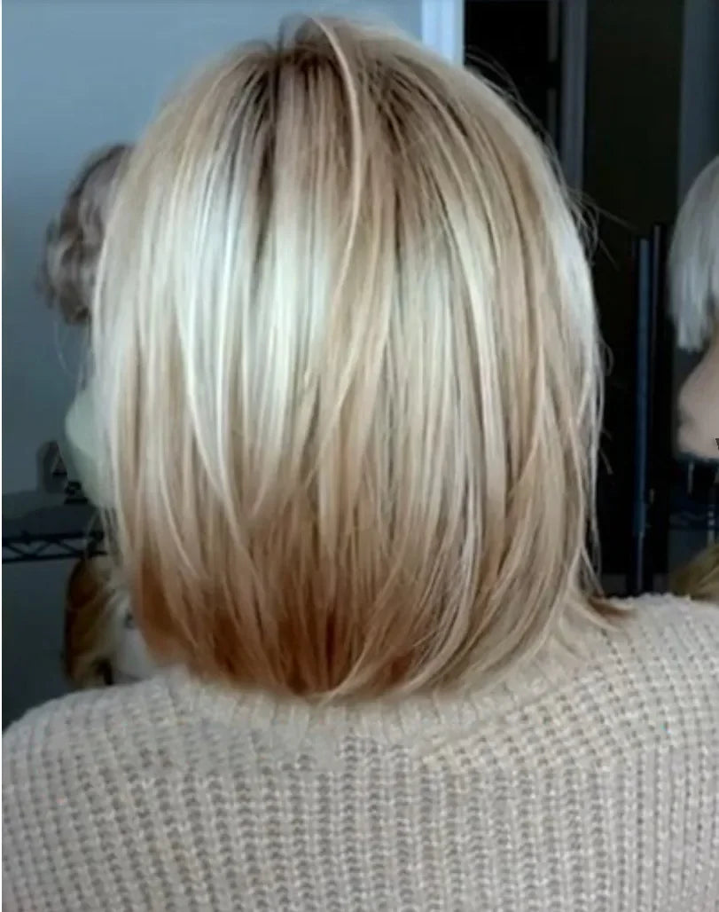 Soft & Healthy Mommy Wig Short Blonde Bob