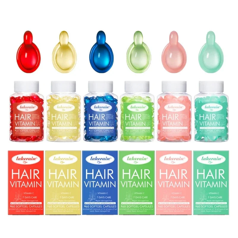 Hair Vitamin C Capsules - 60 Count Scalp Treatment & Repair