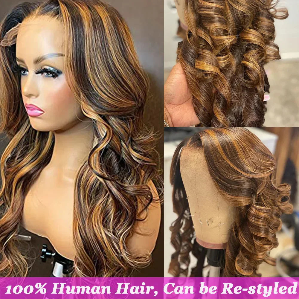 Highlight Hd Lace Frontal Wigs For Women
