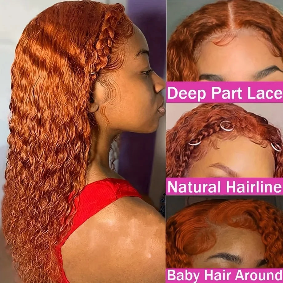 Lace Front Wigs Human Hair J Burgundy