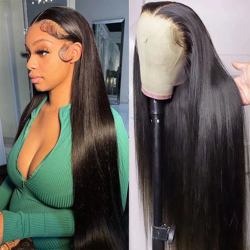 Straight Lace Front Wigs Inches Hd Transparent