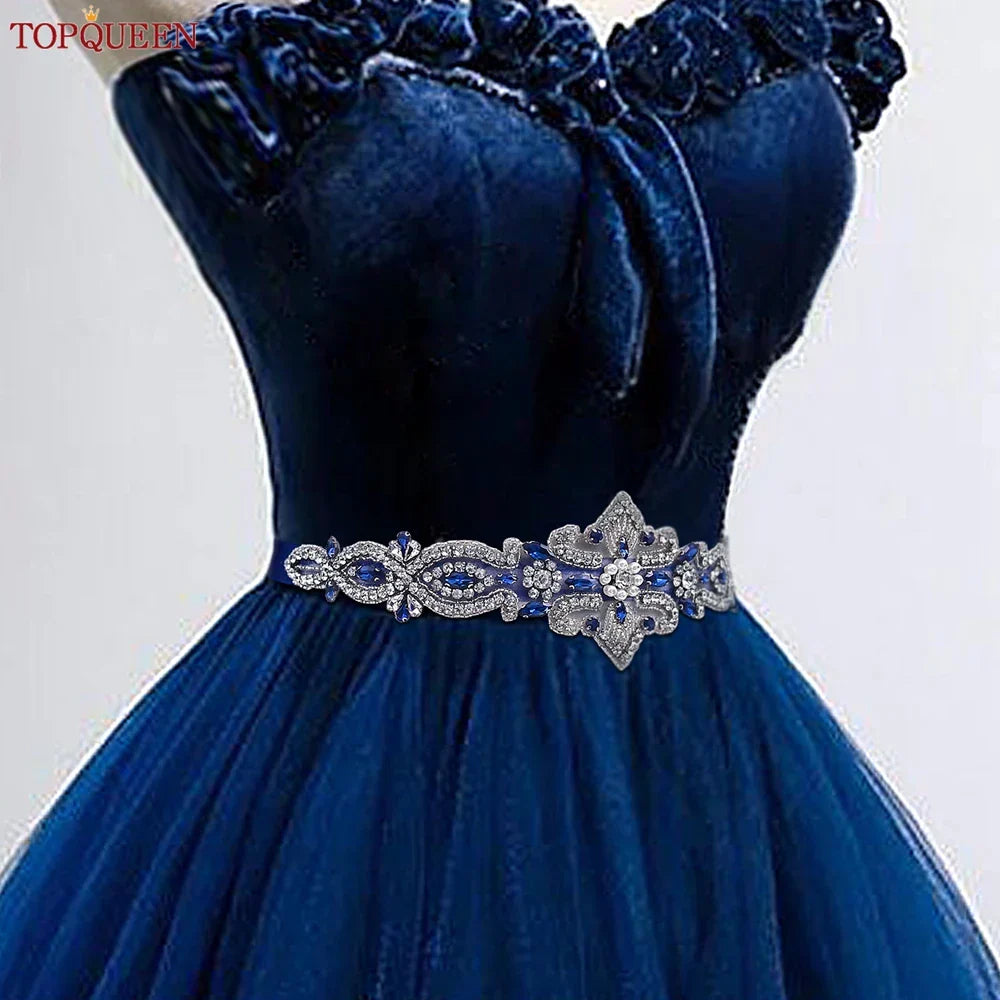 Topqueen Formal Occasion Woman Belt Diamond Handmade Belt