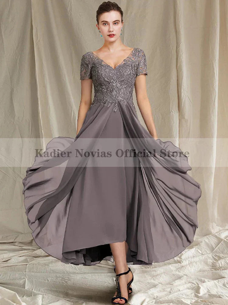 Tea Length Mother Of The Bride Dresses V