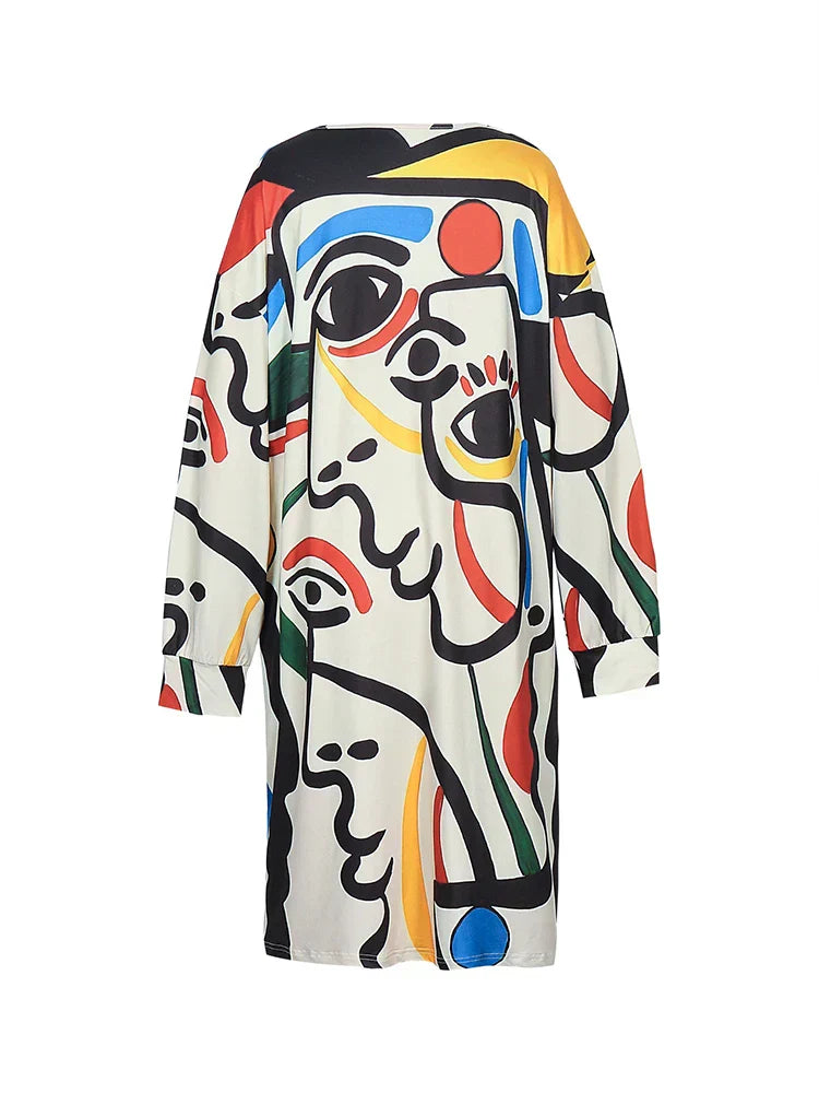 Women' Fashion Street Style Dresses Women' Casual Loose