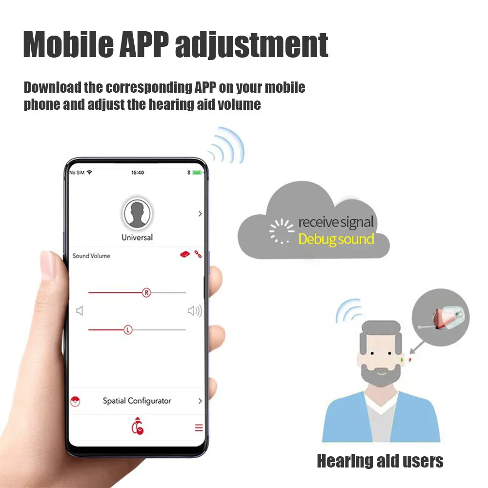 Signia Invisible Hearing Aid Channel Programmable Digital Hearing