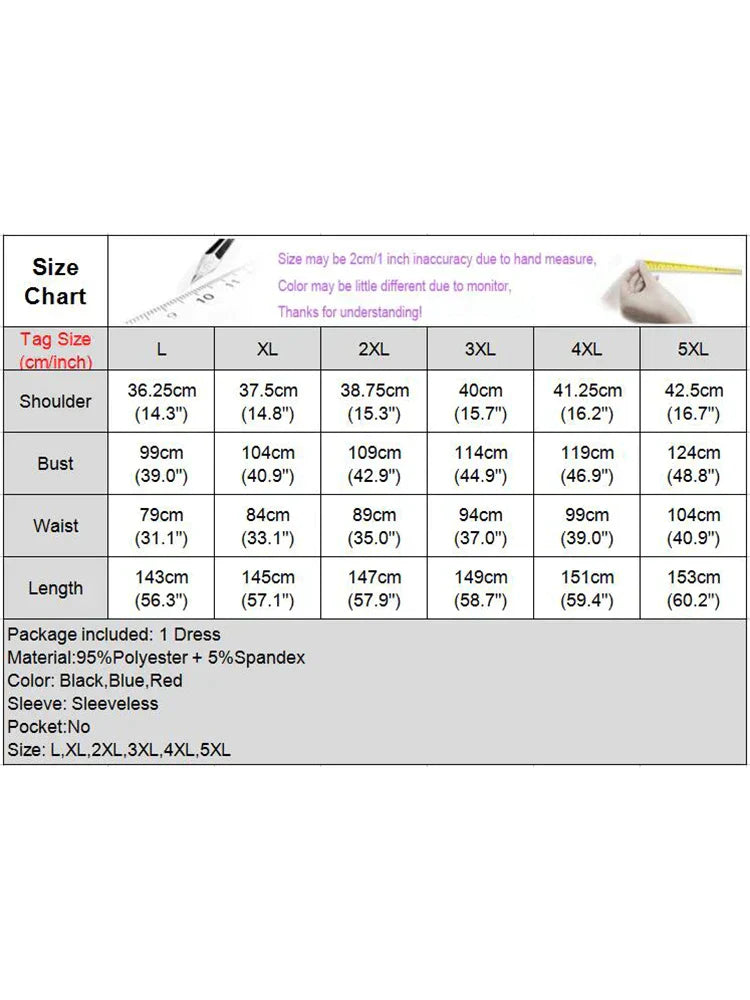 Vonda 5Xl Bohemian Plaid Sundress Summer Women Sexy