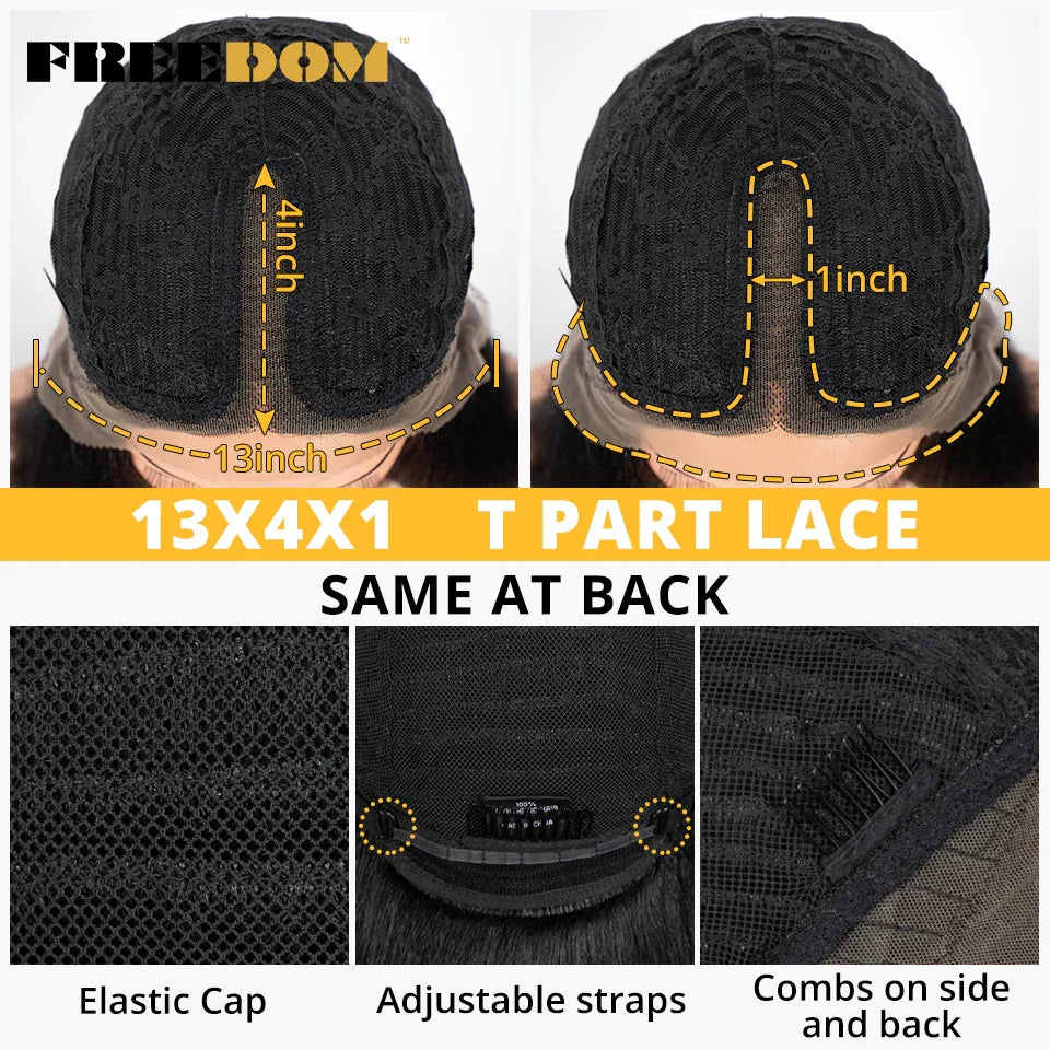 Freedom Synthetic Lace Front Wig For Black Women