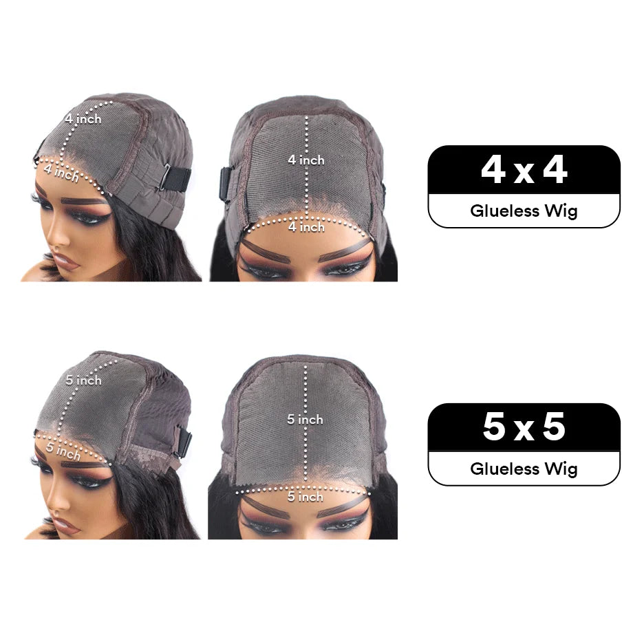 Glueless Wig Human Hair Ready To Wear For