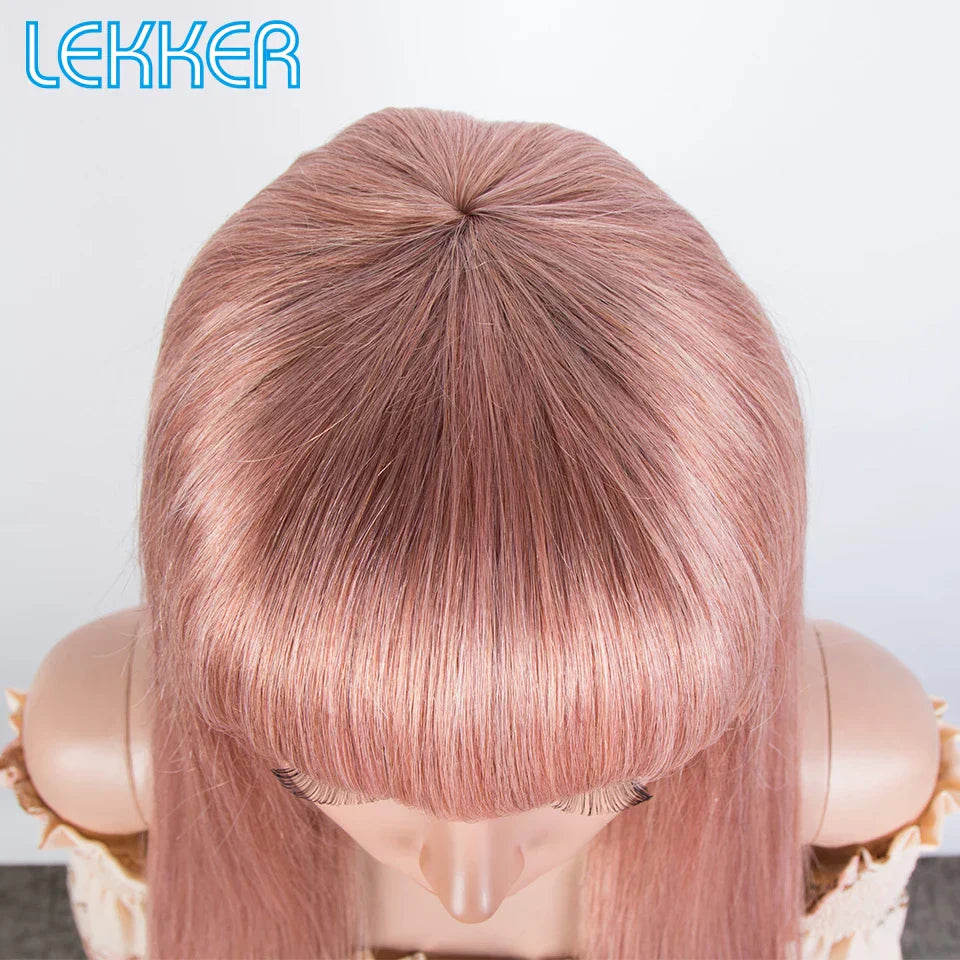 Lekker Wear To Go Rose Pink Bone Straight