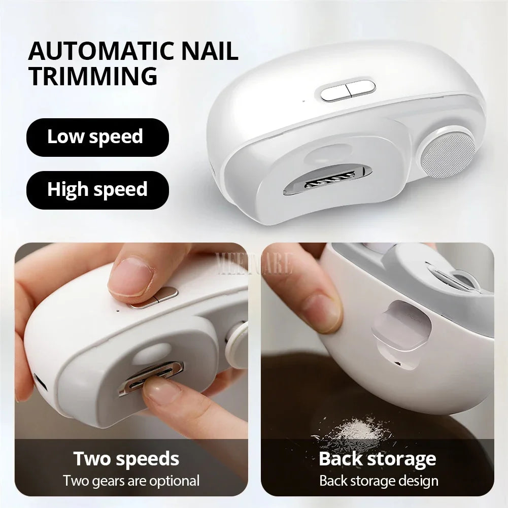 Wireless Nail Clipper In Grinding And Polish Trimmer