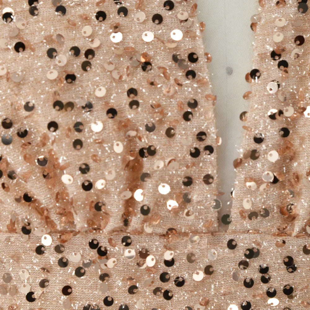 Women Party Dresses Fashion Beaded Fishtail Evening Dress