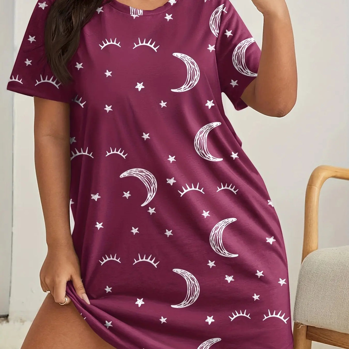 Women' Home Sleeping Dresses Oversized Size Dresses Fashion