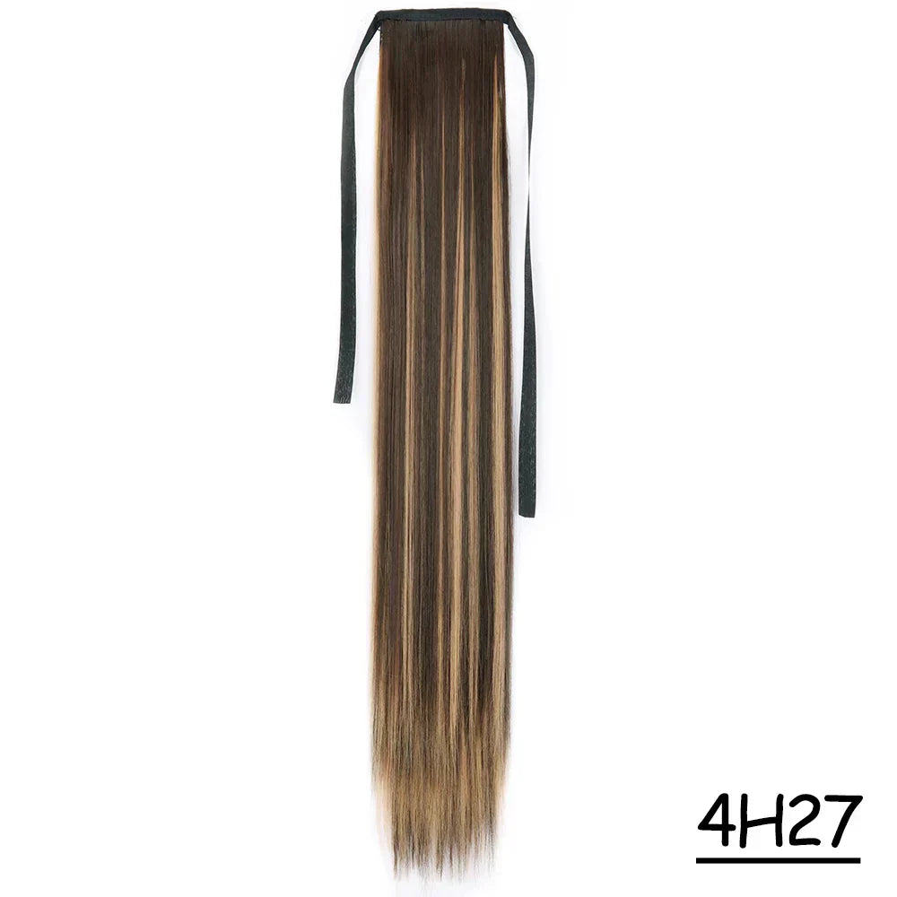 Synthetic Ponytail Hair Extension Natural Hairpiece Clip In