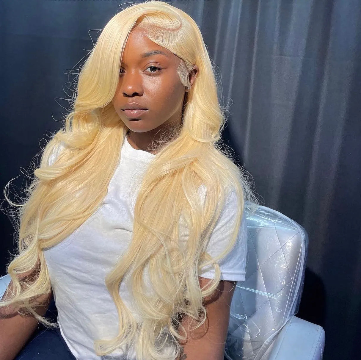 Hd Lace Frontal Wig Blonde Body