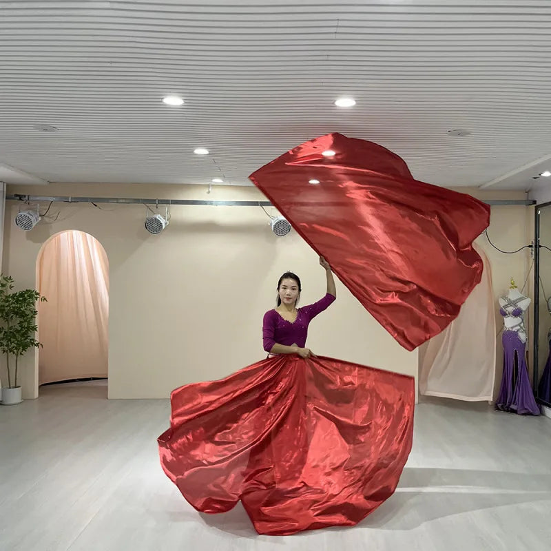 New Dance Props Flag Gilded Cloth Half Round