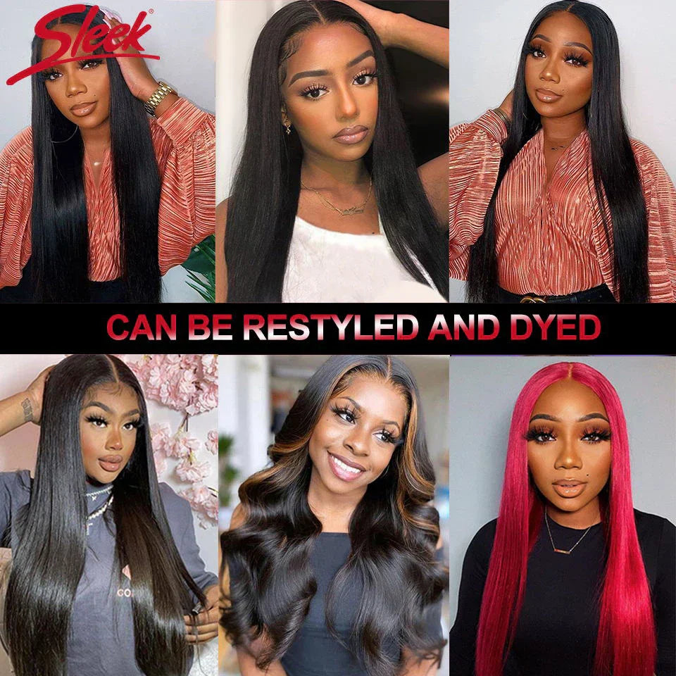 Sleek Brazilian Straight Human Hair Bundles // Hair