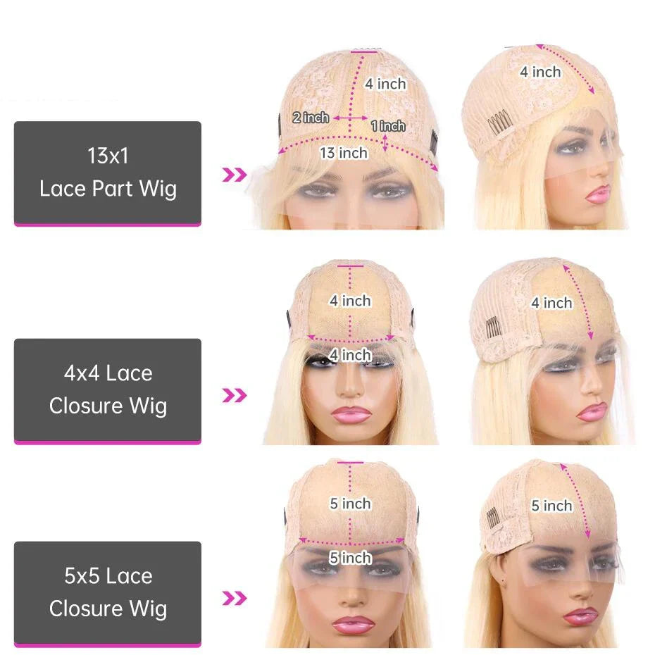 Glueless Wig Human Hair Ready To Wear Straight