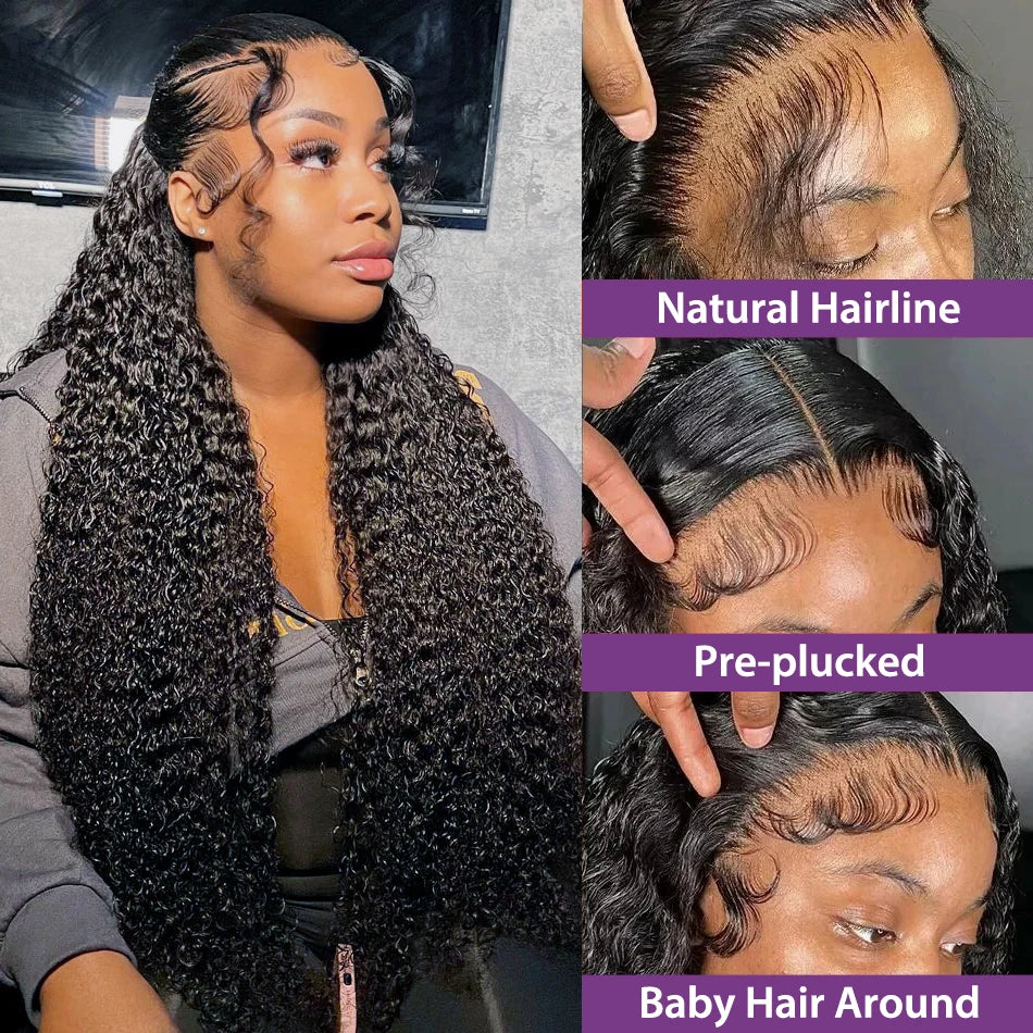 Loose Deep Wave Frontal Wig Brazilian