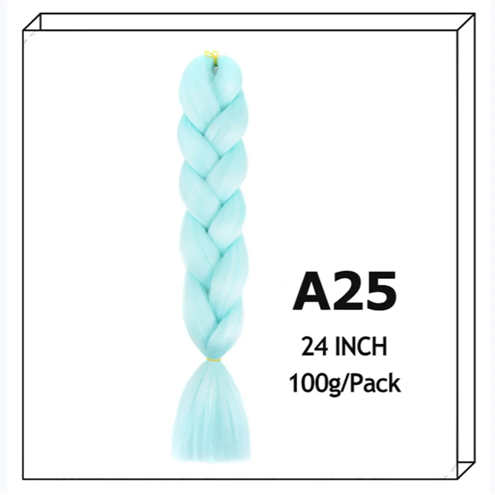 Synthetic Long Jumbo Ombre Braiding Hair For Women