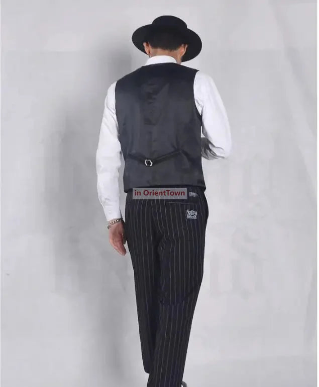 Popping Dance Performance Suit Men Hip Hop Suit