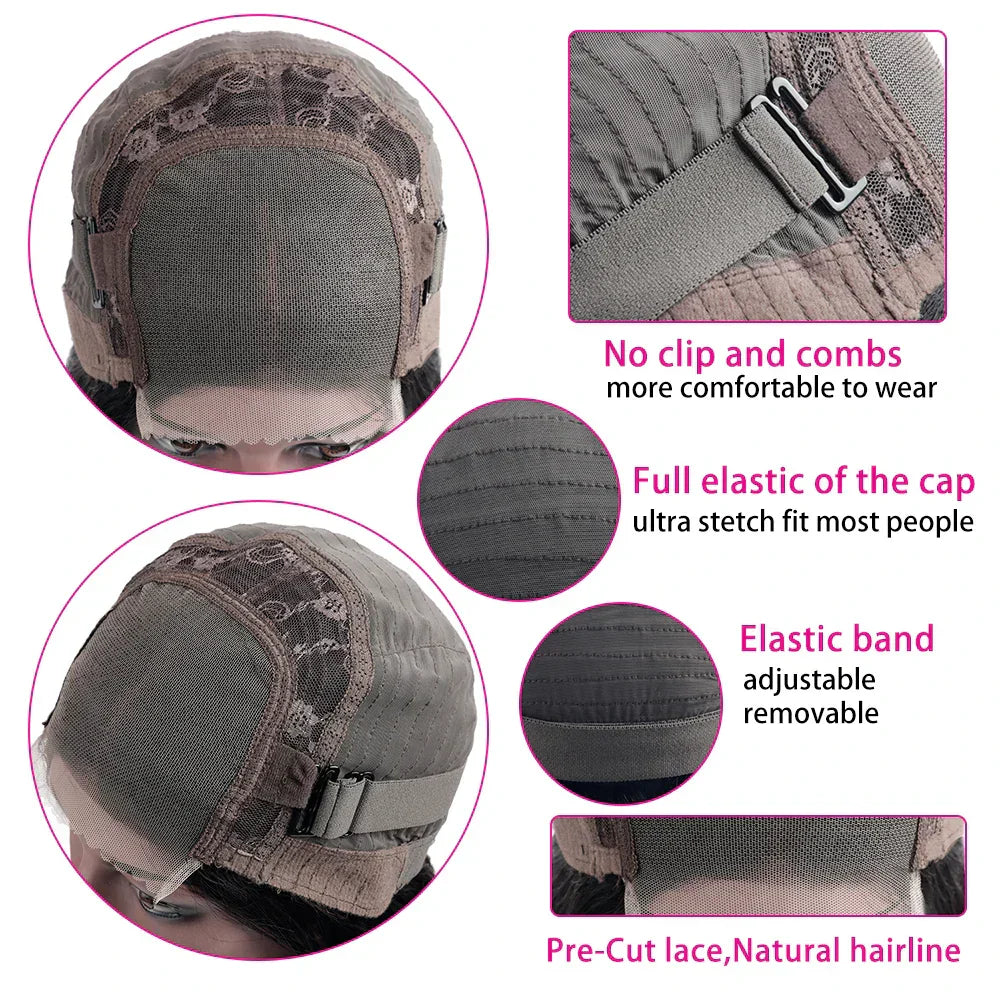 Wear And Go Glueless Wig Malaysian Straight X