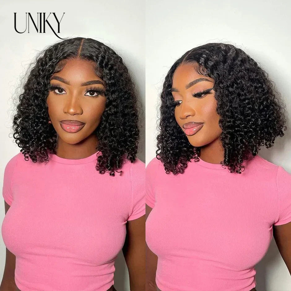 Wigs Human Hair Jerry Curly Lace Front Wig