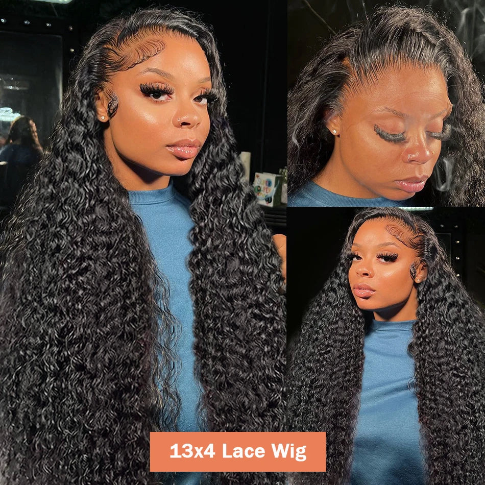 Wigirl Curly Transparent Lace Front Human