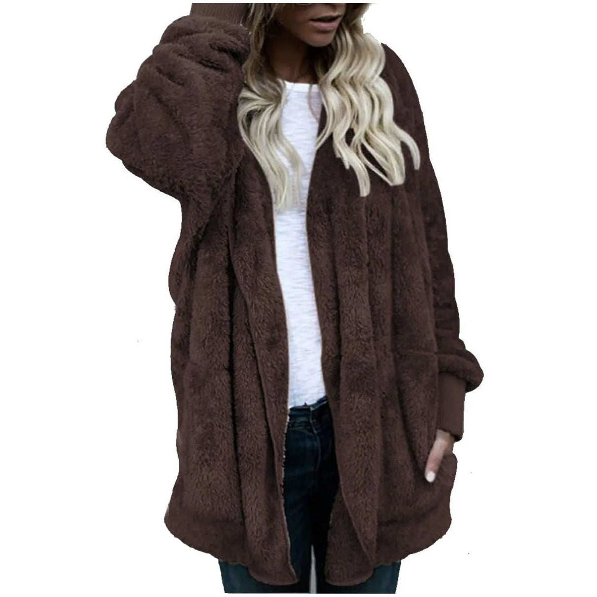 Women Winter Warm Coat Jacket Outwear Ladies Cardigan