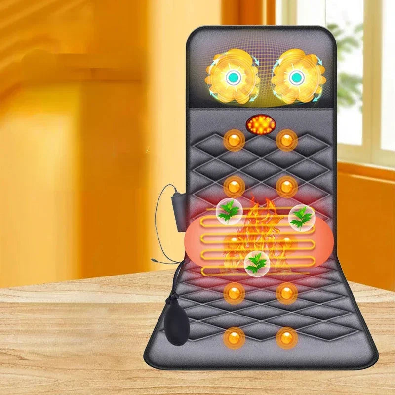 Wireless Remote Control Massage Mattress Back Multi-Functional Kneading