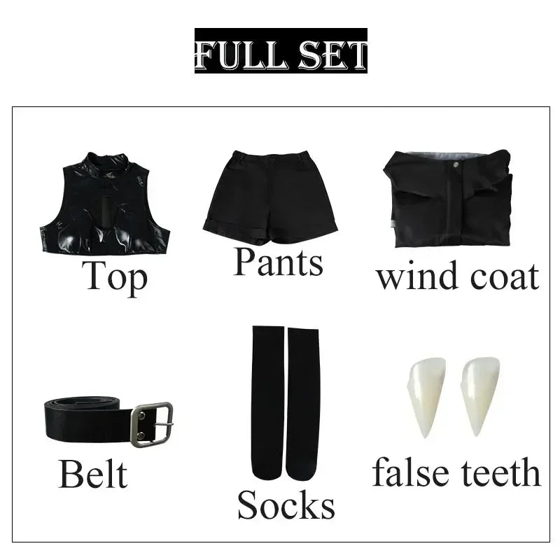 Disfraz De Cosplay De Anime Yofukashi No Uta