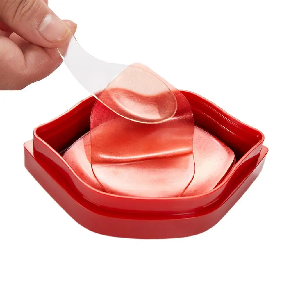Red Collagen Lip Mask Crystal Lip Pads